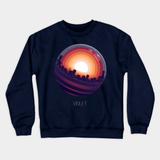 Violet Planet Crewneck Sweatshirt